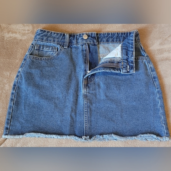 Denim Blue Women's Skirt - Picture 4 of 6
